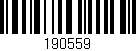 Código de barras (EAN, GTIN, SKU, ISBN): '190559'