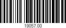 Código de barras (EAN, GTIN, SKU, ISBN): '19057.00'