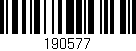 Código de barras (EAN, GTIN, SKU, ISBN): '190577'
