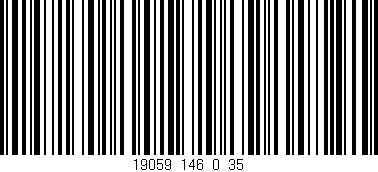 Código de barras (EAN, GTIN, SKU, ISBN): '19059_146_0_35'