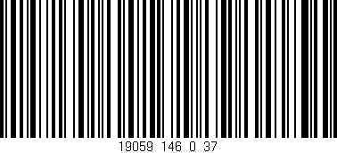 Código de barras (EAN, GTIN, SKU, ISBN): '19059_146_0_37'