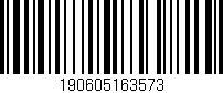 Código de barras (EAN, GTIN, SKU, ISBN): '190605163573'