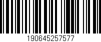 Código de barras (EAN, GTIN, SKU, ISBN): '190645257577'