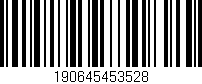 Código de barras (EAN, GTIN, SKU, ISBN): '190645453528'