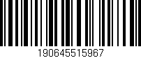 Código de barras (EAN, GTIN, SKU, ISBN): '190645515967'