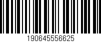Código de barras (EAN, GTIN, SKU, ISBN): '190645556625'