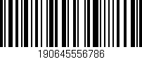 Código de barras (EAN, GTIN, SKU, ISBN): '190645556786'