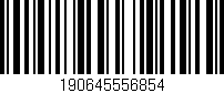 Código de barras (EAN, GTIN, SKU, ISBN): '190645556854'