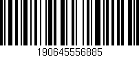 Código de barras (EAN, GTIN, SKU, ISBN): '190645556885'