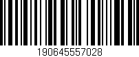 Código de barras (EAN, GTIN, SKU, ISBN): '190645557028'