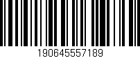 Código de barras (EAN, GTIN, SKU, ISBN): '190645557189'