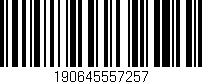 Código de barras (EAN, GTIN, SKU, ISBN): '190645557257'