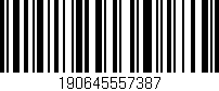 Código de barras (EAN, GTIN, SKU, ISBN): '190645557387'