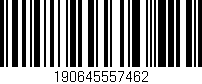 Código de barras (EAN, GTIN, SKU, ISBN): '190645557462'