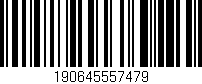 Código de barras (EAN, GTIN, SKU, ISBN): '190645557479'