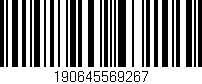 Código de barras (EAN, GTIN, SKU, ISBN): '190645569267'