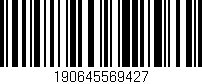 Código de barras (EAN, GTIN, SKU, ISBN): '190645569427'