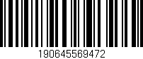 Código de barras (EAN, GTIN, SKU, ISBN): '190645569472'