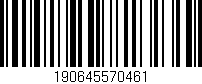 Código de barras (EAN, GTIN, SKU, ISBN): '190645570461'