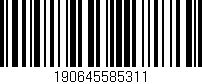 Código de barras (EAN, GTIN, SKU, ISBN): '190645585311'