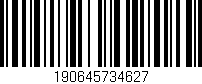 Código de barras (EAN, GTIN, SKU, ISBN): '190645734627'