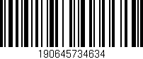 Código de barras (EAN, GTIN, SKU, ISBN): '190645734634'