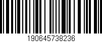 Código de barras (EAN, GTIN, SKU, ISBN): '190645738236'