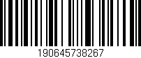 Código de barras (EAN, GTIN, SKU, ISBN): '190645738267'