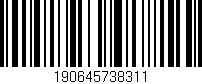 Código de barras (EAN, GTIN, SKU, ISBN): '190645738311'
