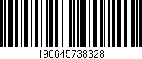 Código de barras (EAN, GTIN, SKU, ISBN): '190645738328'