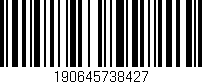 Código de barras (EAN, GTIN, SKU, ISBN): '190645738427'