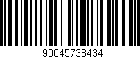 Código de barras (EAN, GTIN, SKU, ISBN): '190645738434'