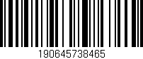 Código de barras (EAN, GTIN, SKU, ISBN): '190645738465'