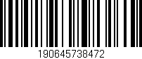 Código de barras (EAN, GTIN, SKU, ISBN): '190645738472'