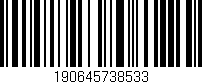 Código de barras (EAN, GTIN, SKU, ISBN): '190645738533'