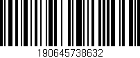 Código de barras (EAN, GTIN, SKU, ISBN): '190645738632'