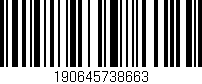 Código de barras (EAN, GTIN, SKU, ISBN): '190645738663'