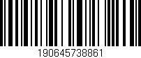 Código de barras (EAN, GTIN, SKU, ISBN): '190645738861'