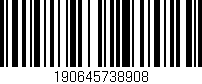 Código de barras (EAN, GTIN, SKU, ISBN): '190645738908'