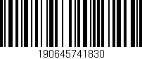 Código de barras (EAN, GTIN, SKU, ISBN): '190645741830'