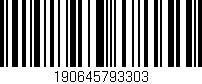 Código de barras (EAN, GTIN, SKU, ISBN): '190645793303'
