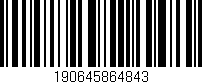 Código de barras (EAN, GTIN, SKU, ISBN): '190645864843'