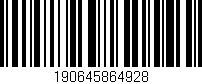 Código de barras (EAN, GTIN, SKU, ISBN): '190645864928'