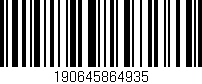 Código de barras (EAN, GTIN, SKU, ISBN): '190645864935'
