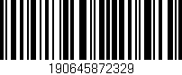 Código de barras (EAN, GTIN, SKU, ISBN): '190645872329'