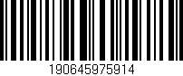 Código de barras (EAN, GTIN, SKU, ISBN): '190645975914'