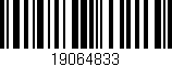 Código de barras (EAN, GTIN, SKU, ISBN): '19064833'