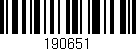 Código de barras (EAN, GTIN, SKU, ISBN): '190651'