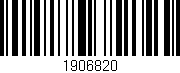 Código de barras (EAN, GTIN, SKU, ISBN): '1906820'