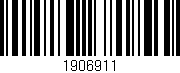 Código de barras (EAN, GTIN, SKU, ISBN): '1906911'